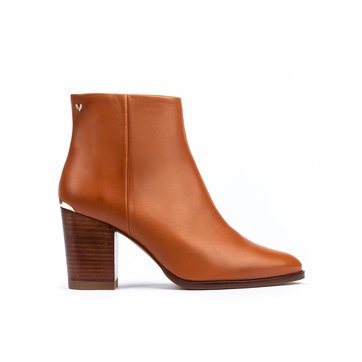 bottine femme camel cuir