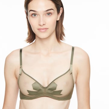 Soutien-Gorge Chantal Thomass Bandeau - Taille 95B - Noir Avec Nœuds - Push-Up - Neuf Avec Étiquettes