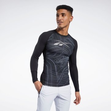 t shirt compression homme