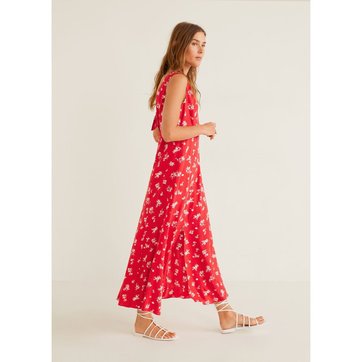 Robe longue imprimée Robe longue imprimée MANGO