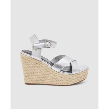 espadrille argentée