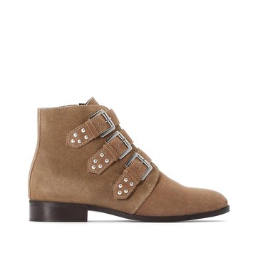 Botines de piel con correas LA REDOUTE COLLECTIONS
