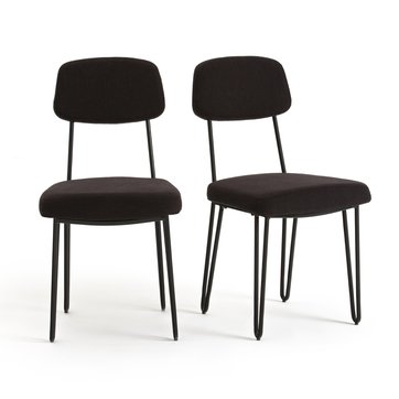 Chaise vintage métal (lot de 2), DAFFO LA REDOUTE INTERIEURS