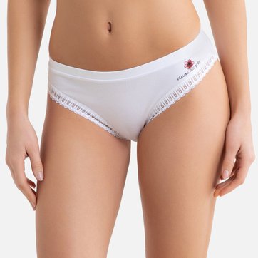 Slip coton, détail broderie LA REDOUTE COLLECTIONS