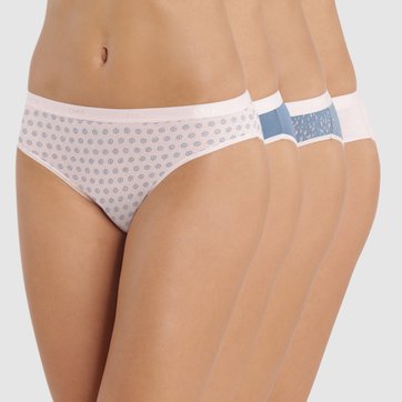 Cuecas Les pockets coton (lote de 4) DIM