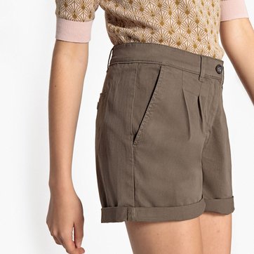 à chino chino pinces COLLECTIONS Short pinces à REDOUTE Short LA K1cFTJl