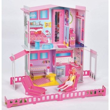 maison en bois pour barbie