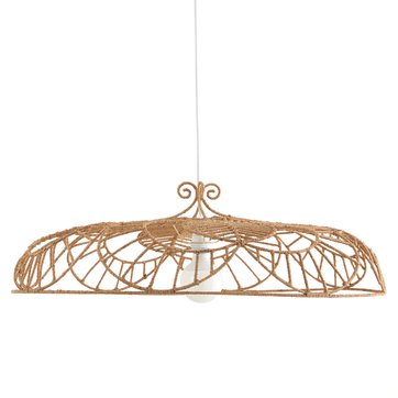Candeeiro de teto em metal/juta Ø80 cm, Bloomsburry AM.PM