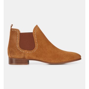 bottines lacets cloutées