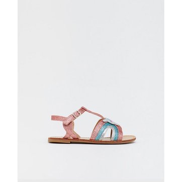chaussures paillettes multicolores