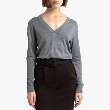 Pullover mit V-Ausschnitt LA REDOUTE COLLECTIONS
