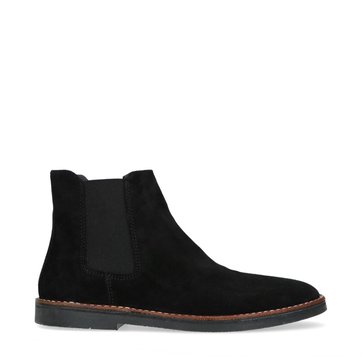 boots homme daim noir