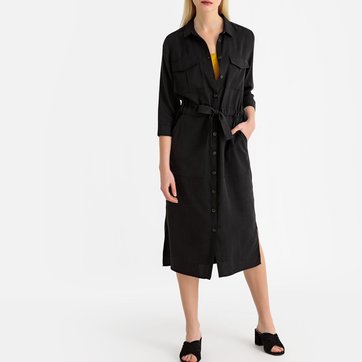 Robe Noir Droite Femme La Redoute