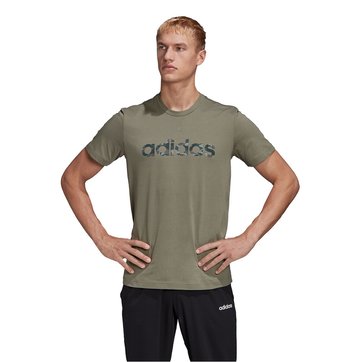 T-shirt com logótipo, Linear camo adidas Performance