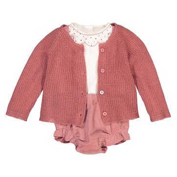 Conjunto de 3 peças, 3 meses-3 anos LA REDOUTE COLLECTIONS