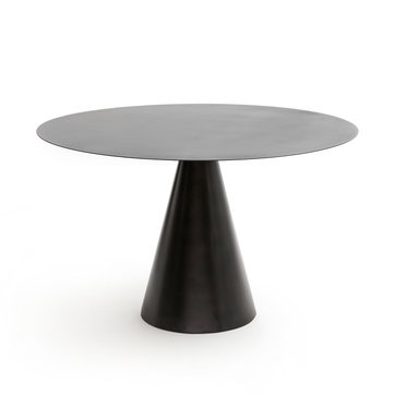 Mesa em metal, efeito usado, Ø120 cm, Mayra AM.PM