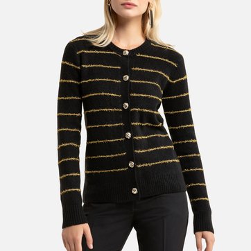 Cardigan, Grobstrick, geknöpft, runder Ausschnitt ANNE WEYBURN