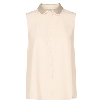 Blusa lisa, sem mangas Blusa lisa, sem mangas NUMPH