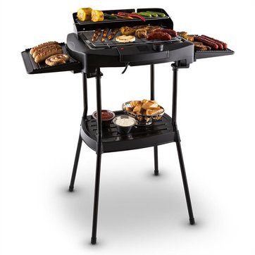Barbecue plancha electrique sur pied | La Redoute TEFAL EASY GRILL 2 EN 1 TABLE avec plaque plancha BG930812