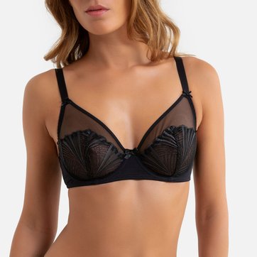 Soutien-gorge emboîtant en tulle brodé LA REDOUTE COLLECTIONS