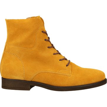 bottines femme couleur moutarde