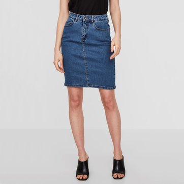 Jeansrock mit gerader Schnittform VERO MODA