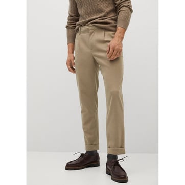 Pantalon Homme Gris Rayé HELFRI - Taille 46 - Ville Cintré - Occasion Très Bon état