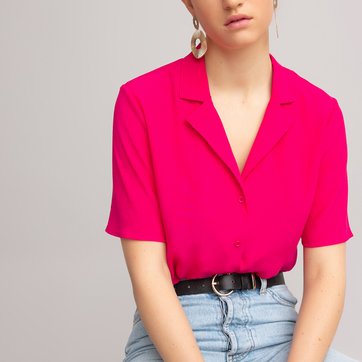 camisas rosadas mujer