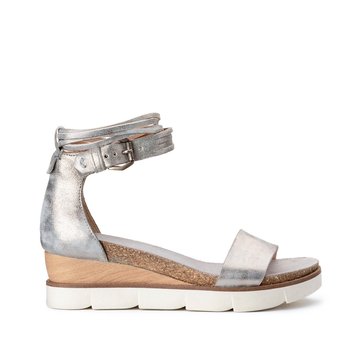 chaussure compensée fleurie