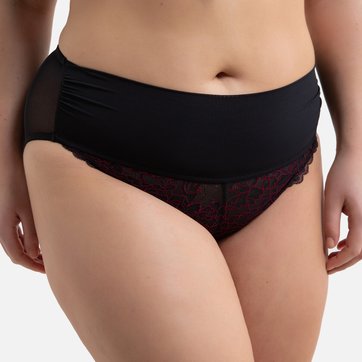 Slip en microfibre et dentelle LA REDOUTE COLLECTIONS PLUS