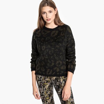 Camisola jacquard, estampado animal, MOFATTO SUD EXPRESS