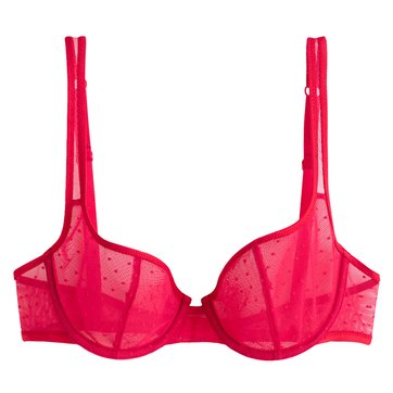 Soutien-gorge corbeille en tulle plumetis YASMINE ESLAMI x LA REDOUTE