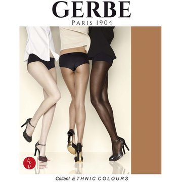 Collants Gerbe Satin 15 DEN – Taille 5, Couleur Gazelle (Réf GCS15), Neuf Sous Emballage
