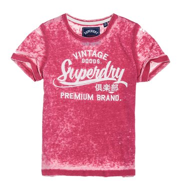 T-shirt com impressão à frente, Vintage Goods SUPERDRY
