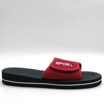 claquette rouge femme