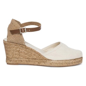espadrilles blanches compensées