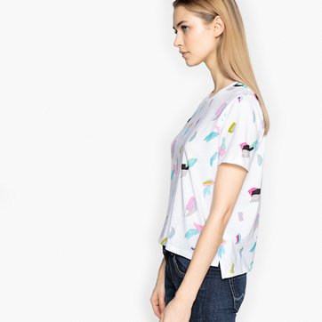 T-shirt estampada, gola redonda PEPE JEANS