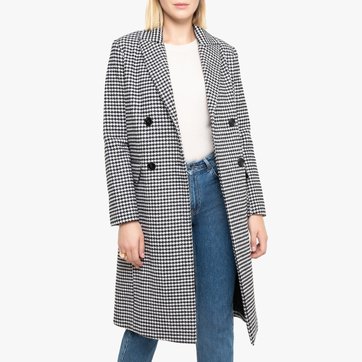 Abrigo masculino con motivo pata de gallo LA REDOUTE COLLECTIONS