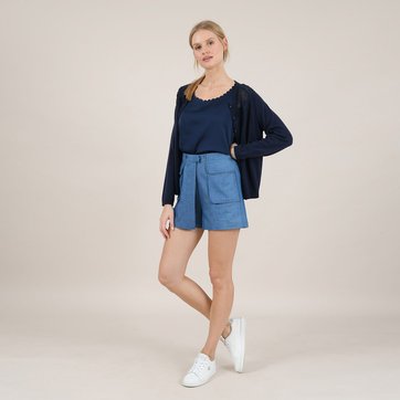 Cardigan mit Stickerei, Knöpfe in Perlenoptik MOLLY BRACKEN