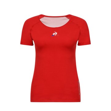 tee shirt coq sportif femme bordeaux