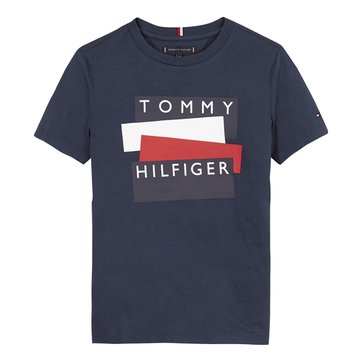 T-shirt em algodão biológico, 10 - 16 anos TOMMY HILFIGER