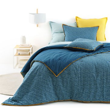 couvre lit bleu | la redoute
