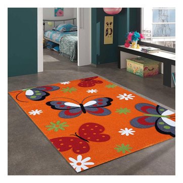 Tapis enfant orange clearance