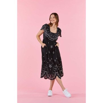 robe voile mi longue