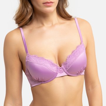 Soutien-gorge corbeille ampliforme satin stretch LA REDOUTE COLLECTIONS