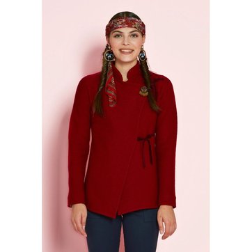 Veste Laine Rouge La Redoute