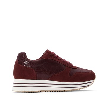 Zapatillas efecto reptil, de suela alta LA REDOUTE COLLECTIONS