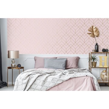Papier Peint Rose La Redoute