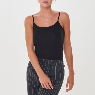 Top de gola redonda, alças finas JACQUELINE DE YONG