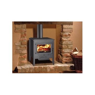 R/éf. 6500002 THECA Po/êle /à bois turbo sans grille int/érieure gamme /économique Alu